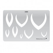 Rigid Template for polymer clay 152x100mm Indian|raw }}