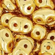 SuperDuo 2.5x5mm 24kt Gold Plated x5g