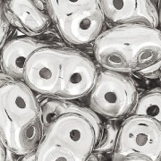 SuperDuo 2.5 x 5 mm - Silver-Plated x 5 g