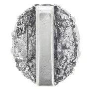 Enameled spacer 25x20mm - Plum x1