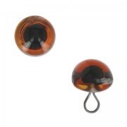 Animal's eye 8 mm Brown x1