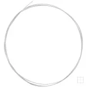 Semi-hard wire - annealed 0.8 mm - 925 Sterling Silver x1m