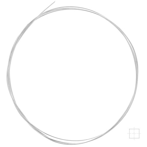 Semi-hard wire - annealed 0.8 mm - 925 Sterling Silver x1m