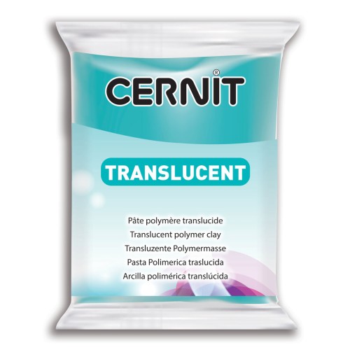 Cernit Translucent 56gr Turquoise blue (n°280)