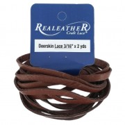 Deerskin Lace 5mm Brown x 1.8m