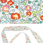 Bias ribbon Liberty Eloïse Mint x 1m