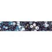 Bias ribbon Liberty Wiltshire navy Blue x 1m