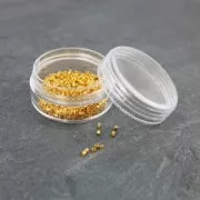 Round storage box 38.5 mm - Transparent x1