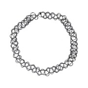 Strandch Tattoo necklace small size 12 mm  Black x1