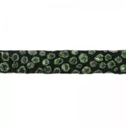 Lace double leather suede