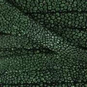 Double lace mandallic leather suede imitation poisson 10 mm Mandallic kakhi x