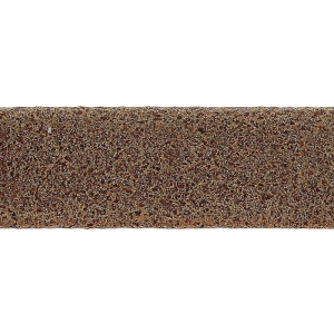 Double lace leather suede iridescent 10 mm Brown x 50cm