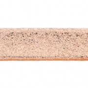 Double lace mandallic leather suede cracked 10 mm Pink Gold x 50cm|raw }}