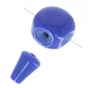 Sand of Gurus beads 15 and 11 mm Dark blue x1