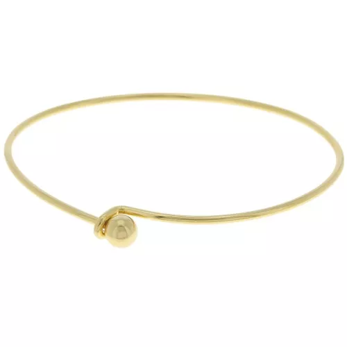 Bracelet with removable end 61x45mm fine Gold plated x1