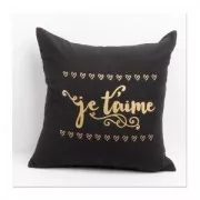 Assortment of 36 iron-on transfers Alphabet 3 cm Pink