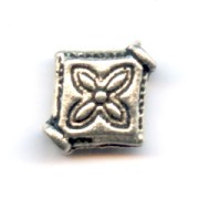 Metal diamond-shaped beads 10mm x5