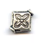 Metal diamond-shaped beads 10mm x5