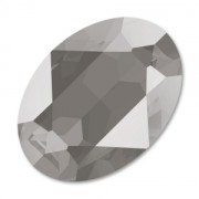 PureCrystal 4120 Oval Fancy Stone 14x10mm Crystal Dark Grey x1