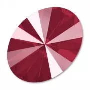 PureCrystal 4122 Oval Rivoli Fancy Stone 8x6mm  Crystal Dark Red