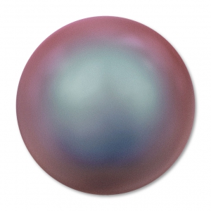 PureCrystal 5817 Cabochon 6mm Crystal Iridescent Red Pearl