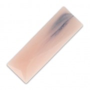 synthetic Cabochon Baguette  30x10mm Marbled imitiation Rose x1|raw }}