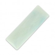 synthetic Cabochon Baguette  24x8mm Marbled imitiation Mint x1