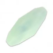 Faceted synthetic Olive 24x10 mm Marbled imitation Mint x1