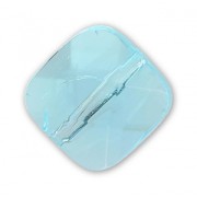 Faceted square 10mm Aquamarine x1|raw }}