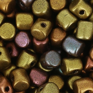 Minos® by Puca® 2.5x3 mm Gold Iris Mat x5g