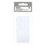 Set with 300 square mosaic tiles in glas 10x10 mm self adhesive x1