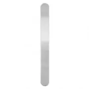 Set with 7 flat cuff bracelets in aluminium 15x1,5 cm