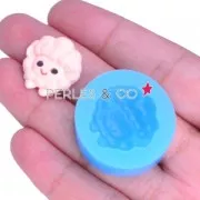 Mini silicon mold 19,7x21,5mm sheep
