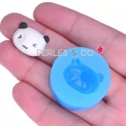 Mini silicon mold 18,9x13,6 mm Panda