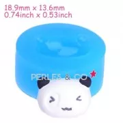 Mini silicon mold 18,9x13,6 mm Panda