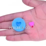 Mini silicon mold 12,5x10,5mm heart