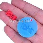 Mini silicon mold 21x8,5mm Love