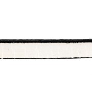 Leather lace 5x2mm white x30cm|raw }}