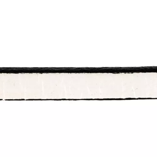 Leather lace 5x2mm white x30cm