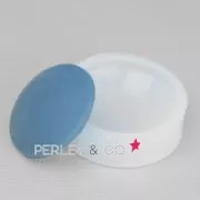 Mini silicon mold round cabochon 30 mm