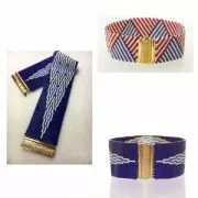 Clasp Beadslide for bead weaving to clip decorated 30x13mm rhodiumtone x1