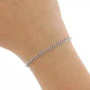 Rombo 3 mm mesh chain - 316L stainless steel x1m