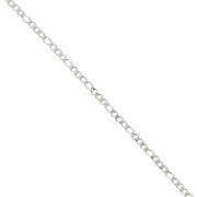 Chain figaro links (1x3) 3mm Stainless steel x1m|raw }}