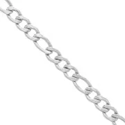 Figaro chain (1x3) 3 mm - Stainless steel 304 x98 cm