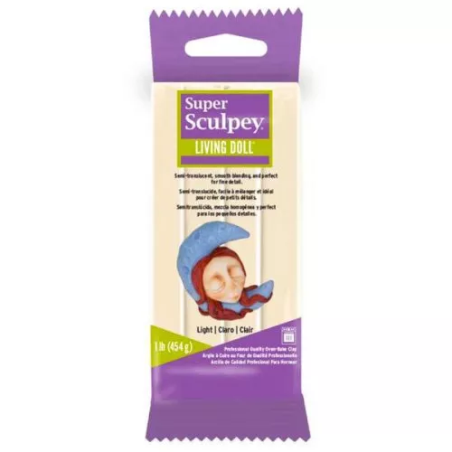 Oven Bake clay Super Sculpey Living Doll 454 gr light doll