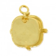 Pendant setting PureCrystal 4470 12 mm Gold tone