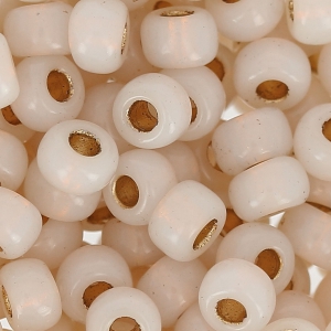 Miyuki Seed beads 6/0 196 - Opal 24kt Yellow Gold Lined x5g