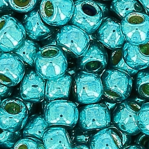 Toho seed beads 11/0 TO11RPF569 - PF Metallic Teal x8g