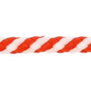 Braided cord  3.5 mm white/Red x1m|raw }}
