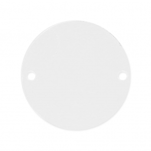 Round spacer 2 holes in plexiglas 20 mm Crystal x1